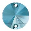 SWAROVSKI 3200 Rivoli Rhinestones 14mm Denim Blue